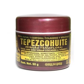Colágeno y vitamina E Tepezcohuite crema 4 oz