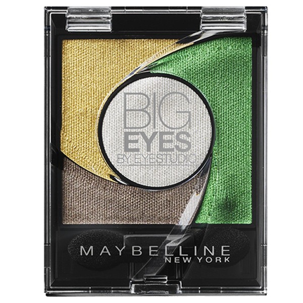 Maybelline New York Eyestudio Big Eyes Palette Brown 01 / Eye Shadow Set in Brown Tones with Wet Technology and Pearl Pigments 1 x 3.7 g