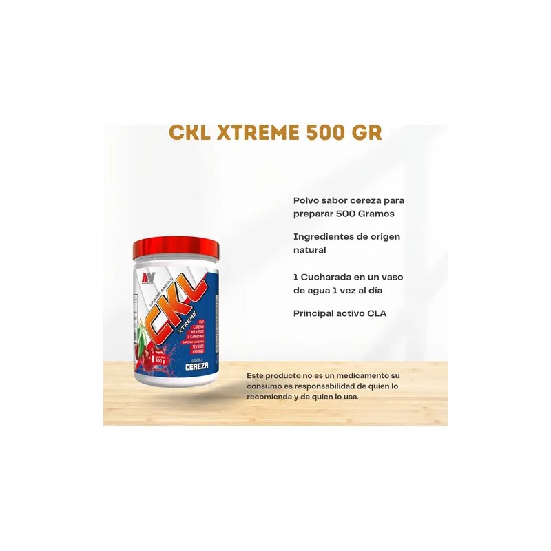 Ckl Xtreme Quemador De Grasa 500 Grs Advance Labs Nutrition