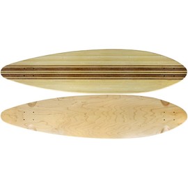 Moose Longboard 9.5" x 41" Top-Ply Bamboo Deck with Grit