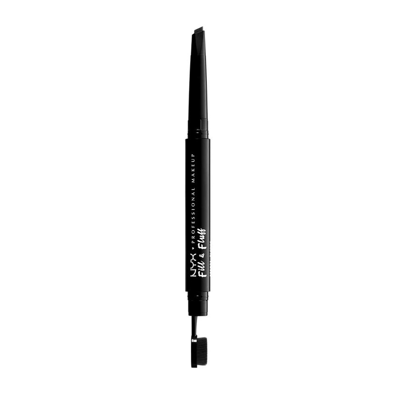 NYX PROFESSIONAL MAKEUP Fill & Fluff Eyebrow Pomade Pencil, Black