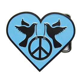 Urban Backwoods Peace Doves II Replacement Belt Buckle