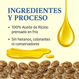 Aceite De Ricino Puro 50 Ml. Pestañas-uñas-corporal                                                                                                   