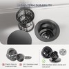 BOTEMY Stainless Steel Black Sink Drain Strainer 3-1/2'' Kitchen Sink