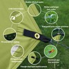 VILLEY Hammock Tent Rain Fly, Octagonal Waterproof Camping Tarp, Sun