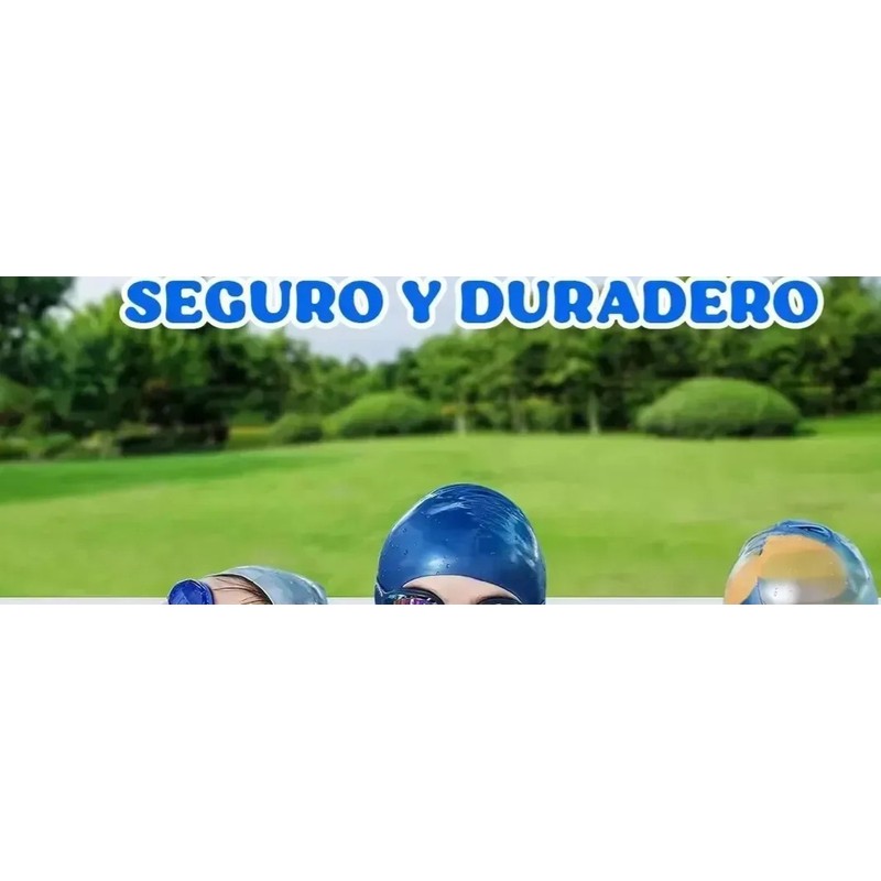 Alberca Hinchable Rectangular Grande de 2 Metros para Familia Azul