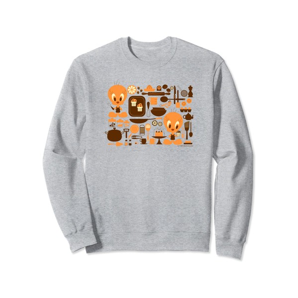 WB100 Looney Tunes Tweety Bird Cooking & Baking Icons Sweatshirt