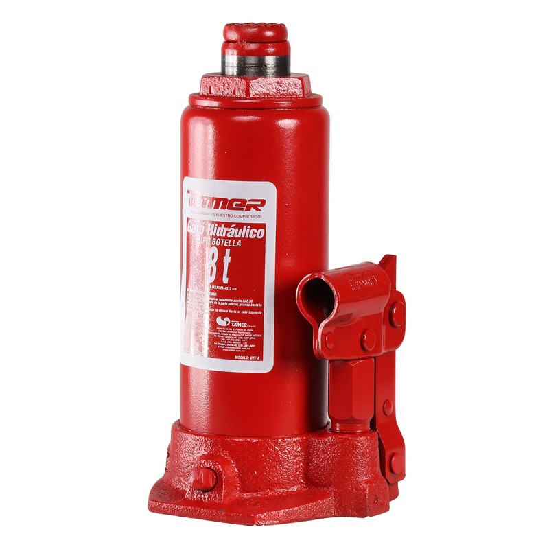 MIKEL´S Tamer GTE-8 Gato Hidráulico de Botella con Tornillo de