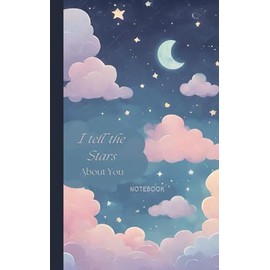 Daisy Tree Designs Lined Journal Notebook 110 pages, 5x8 , I Tell The Stars About You