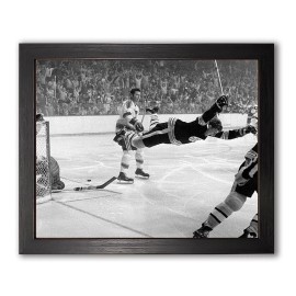 Legends Gallery Bobby Orr Game Winning Goal May 10, 1970 Framed 8x10 Photo