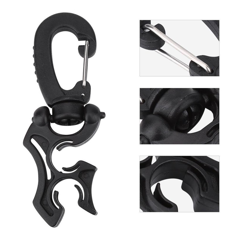 Keenso 1Pc Diving Hose Clip, Diving Hose Clip Holder,Outdoor Scuba