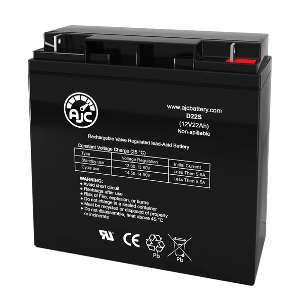 AJC Battery Compatible with Golden Technologies Buzzaround 12V 22Ah Mobility