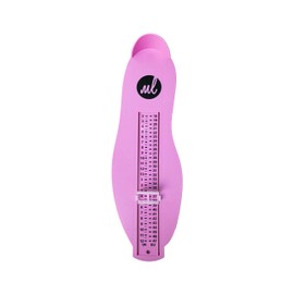 Milam London Professional Family Foot Measure Sizer Device Child/Adult UK Sizes 2-12 / EU Sizes 18-47 (Pink)