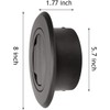 Hon&Guan 6 Inch Exhaust Vent, Aluminum Soffit Vent 6'' Round