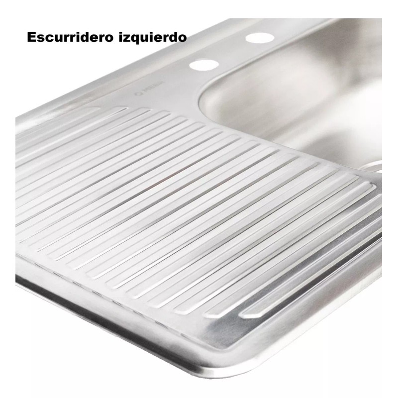 CNX Tarja Con Escurridero, Mezcladora Flexible Y Kit Instalación