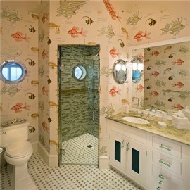 Nagina International Premium Silver Lined Aluminum Nickel Coated Nautical Ship's Porthole Window ! Maritime Wall Decor Mirror | Exclusive (17 Inches, Mirror)