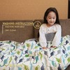 YnM Minky Duvet Cover for Weighted Blankets (Dinosaur, 41''x60'')