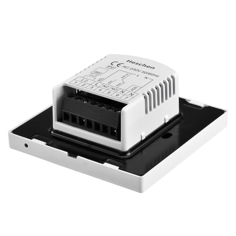 Heschen Digital Underfloor Heating Thermostat, HS-C505, 230VAC 3Amp, Underfloor Heating