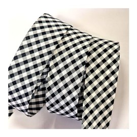 5m of 30mm Wide Black and White Cotton Gingham Bias Binding Tape 5m Single Folded, Edging Quilting Sewing, Bunting, Craft, Upholstery, Piping & Garments. UK Seller
