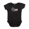 CafePress Sneak Peek Cute Baby Bodysuit Romper Dark Black