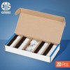 Everest Media Solutions 90° Angled CAT6 Keystone Jack in Brown