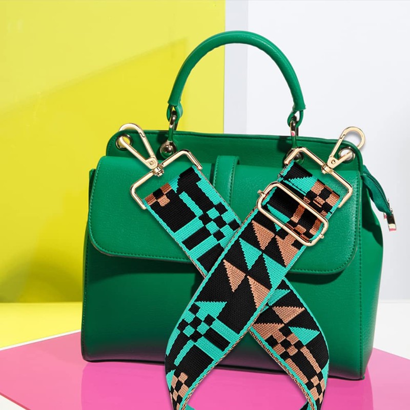 Bag Strap, Wide Boho Pattern, Shoulder Strap for Bags, 80-130