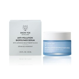 Snow Fox Skin Care Suero De Biopolímero Anticontaminación Snow Fox Skincare - Escualeno Y Aceites Esenciales Que Hidratan La Piel - Protección Contra El Polvo Y La Contaminación - Cuidado De La Piel