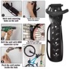 Vertical Bike Wall Mount Hanger, Heavy-Duty Steel, 30kg Capacity, Black