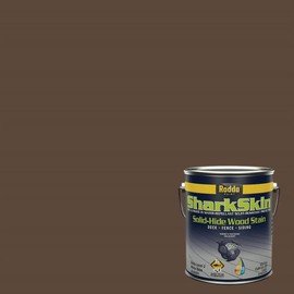 Sharkskin Deck and Siding Solid Wood Stain, 1 Gallon, Chocolate Brown