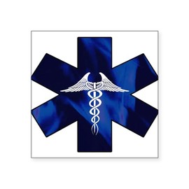 CafePress EMS Sticker Square Bumper Sticker Car Decal