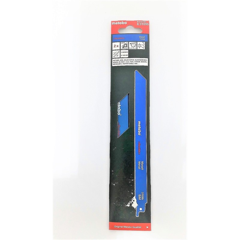 Metabo 631095000 S1122Ef Sabre Saw Blades, Green, Set of 2