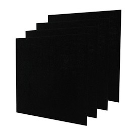 InvisiClean Replacement Activated Carbon Prefilter - 4 Pack - Compatible with InvisiClean Aura IC-5018 and Sensa IC-5120 Air Purifiers