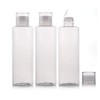 XUMIN 3PCS 250ML 8.8OZ Empty Refillable Clear Plastic Make Up
