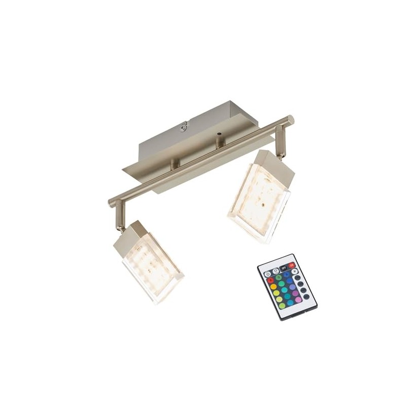 Briloner Leuchten LED ceiling light, rotatable & colour-changing, dimmable ceiling