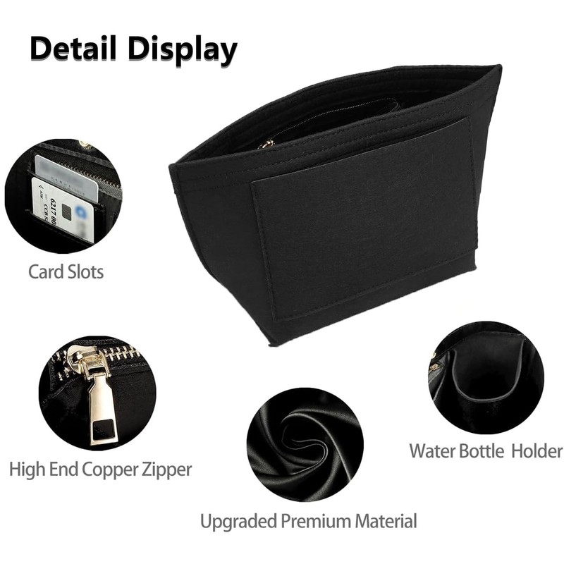 Handbag Organiser, Wallet Organiser for Longchamp, Felt Bag Organiser with
