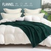 Exclusivo Mezcla Large Flannel Fleece Throw Blanket, 127x178 CM Sofa