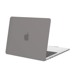 MOSISO Compatible with MacBook Air 13 inch Case 2025 2024 2023 2022 Release M4 A3240 M3 A3113 M2 A2681, Protective Plastic Hard Shell Cover Compatible with MacBook Air 13.6 inch Case, Gray