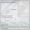 River Dream Snap in Fabric Shower Curtain Liner Replacement -