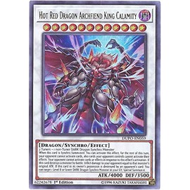 Hot Red Dragon Archfiend King Calamity - DUPO-EN059 - Ultra Rare - Unlimited Edition