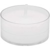 Root Candles 131015 Unscented Beeswax Blend Tealight Candles in Clear