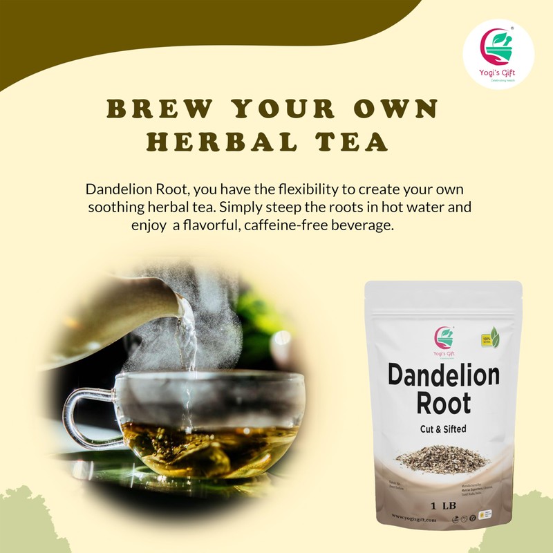 Dandelion Root 1 LB | Cut and Sifted Loose Root