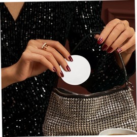 MERRYHAPY Portable 60pcs Round Makeup Facial Pads Skincare Tool Disposal for Nail Art Care