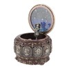 Vintage Music Box with 12 Constellations Rotating Goddess Twinkling LED