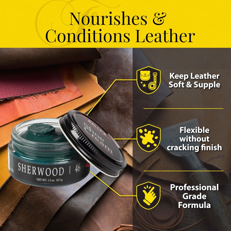 Kelly's Sherwood Shoe Polish 1.5 oz - Professional Leather Shoe