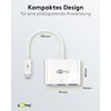 Goobay 62104 USB-C Multiport-Adapter HDMI, PD, weiß