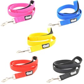 Dexil Elite Range Luxury Padded Handle Strong 1.2m 4ft Pet Dog Lead Leash (Sunburst Yellow, 120cm/4ft x 20mm)