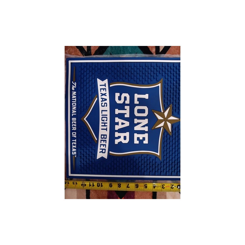 Lone Star Light Texas Light beer Rubber Bar Runner Mat