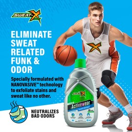 Sweat X Sport Extreme Laundry Detergent, High Performance Sports Wash for Activewear and All Fabrics - 2 Pack