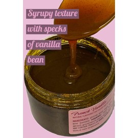 Madame Loulou 7oz French Vanilla Bean Paste, pure & natural flavoring for baking, ice cream and more made with real vanilla and not extract (200g - 7oz)