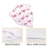 JXGZSO 1 Piece Flamingo Triangle Dog Bandana Bird Lovers Over